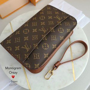 Authentic Louis Vuitton Orsay Clutch.